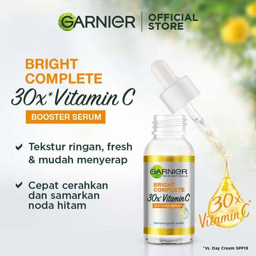 Garnier Bright Complete Vitamin C Booster Serum 7.5ml (Travel Set