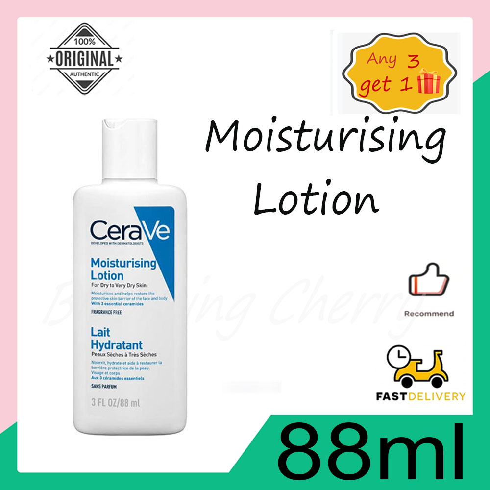 Cerave Daily Moisturizing Lotion For Normal To Dry Skin 87ml Sensitivedrynormalcombi 3009