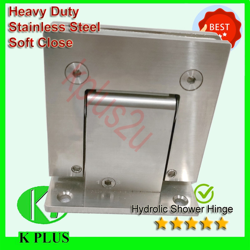 Hydrolic Shower Hinge Soft Close Shower Screen Engsel Pintu hidraulik ...