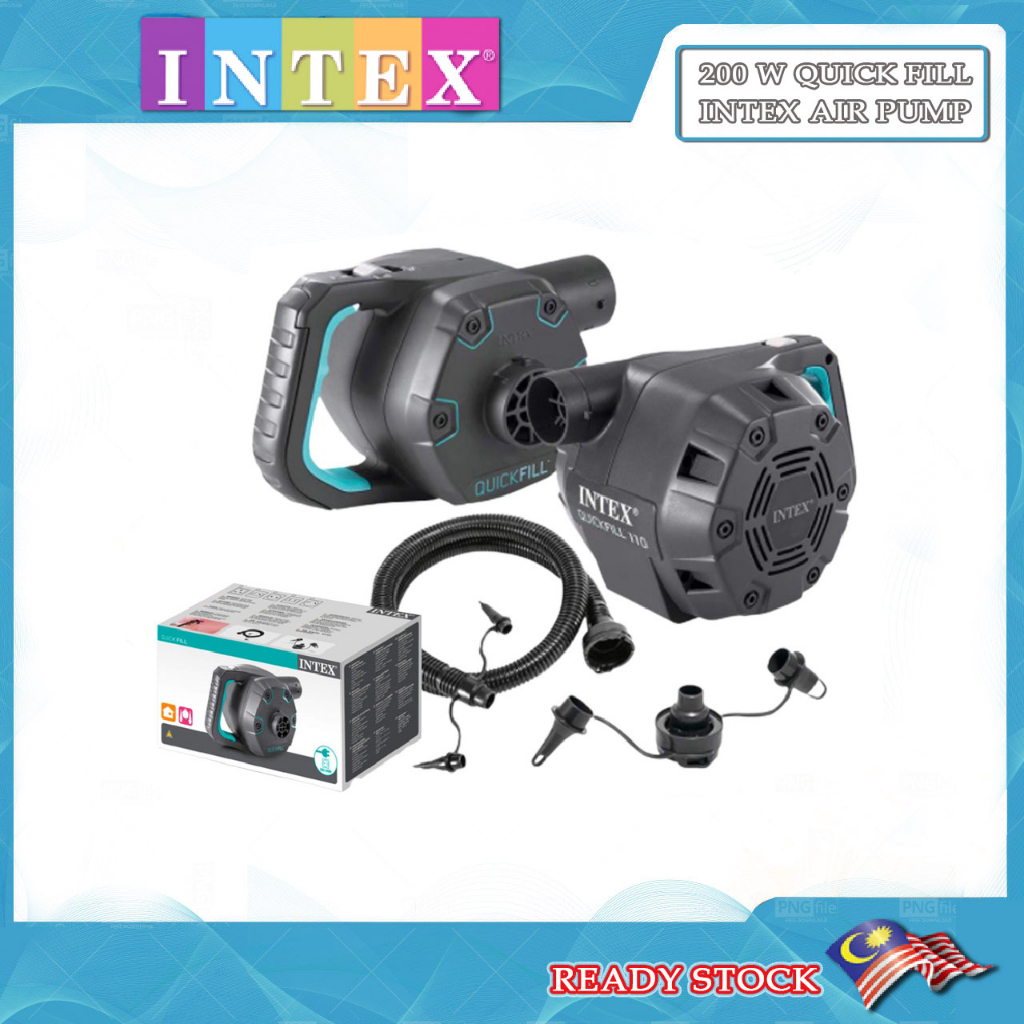 INTEX 66644 230 Volt QuickFill Ac Electric Pump Inflate Deflate For