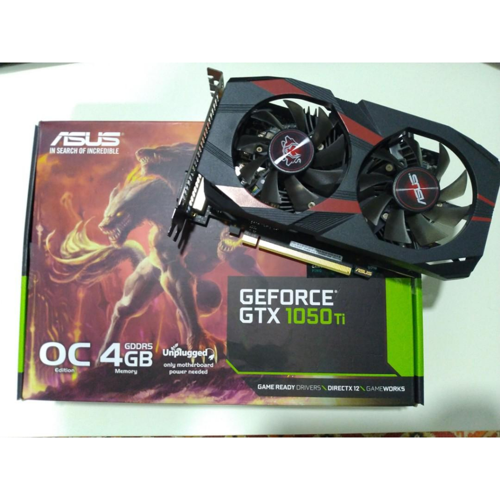 Asus GTX 1050 TI CERBERUS OC 4GB GDDR5 NVIDIA GPU ( CERBERUS-GTX1050TI ...