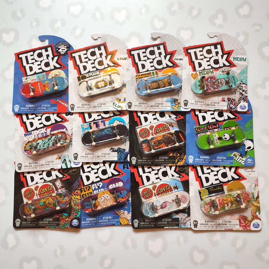 TECH DECK Assorted Plastic Fingerboard (Set M24A) Shopee Singapore