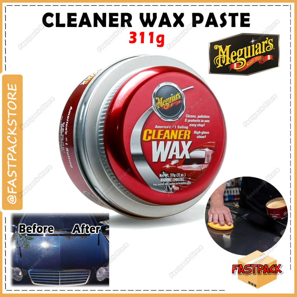 MEGUIAR'S Cleaner Wax Paste A1214 Polish Wax Protectant Exterior