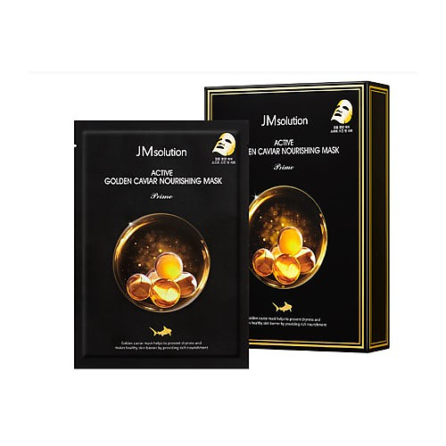 JM Solution Golden Caviar Nourish Mask / Active Birds' Nest Moisture ...