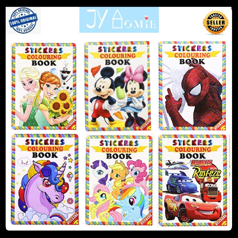 Coloring Book for Kids Color Book Sticker Book Children Book Colour ...