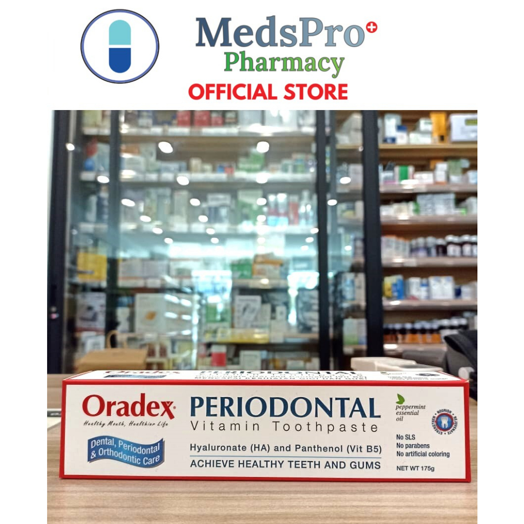 ORADEX PERIODONTAL VITAMIN TOOTHPASTE 175G (EXP:02/2025) | Shopee Singapore