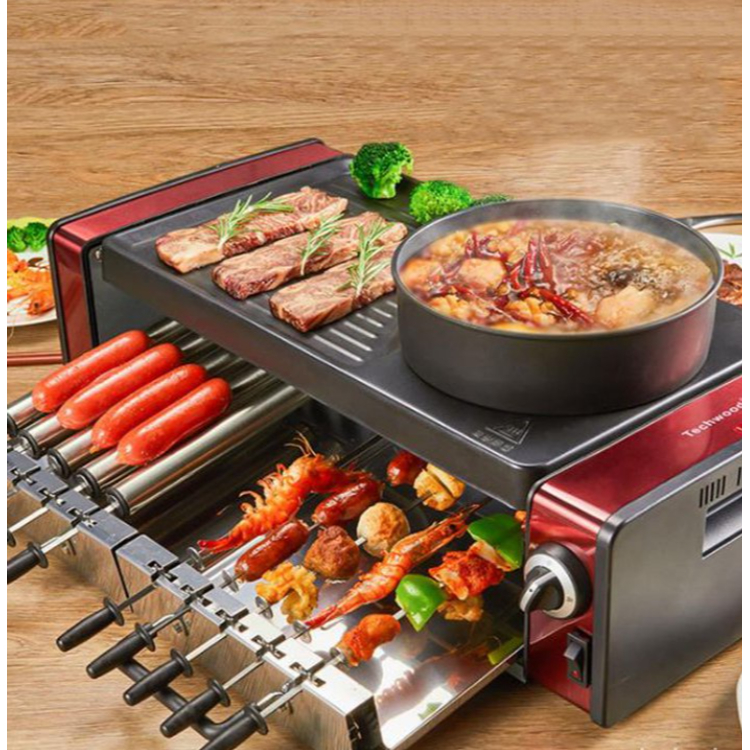 Electric bbq grill machine hotsell