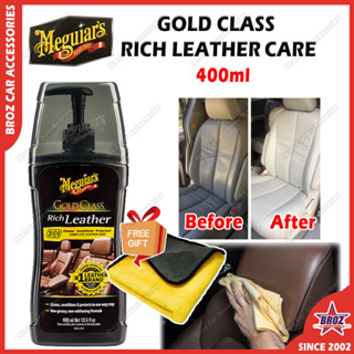 Leather Cleaner and Conditioner Meguiar's Gold Class Rich Leather, 414ml -  G17914 - Pro Detailing