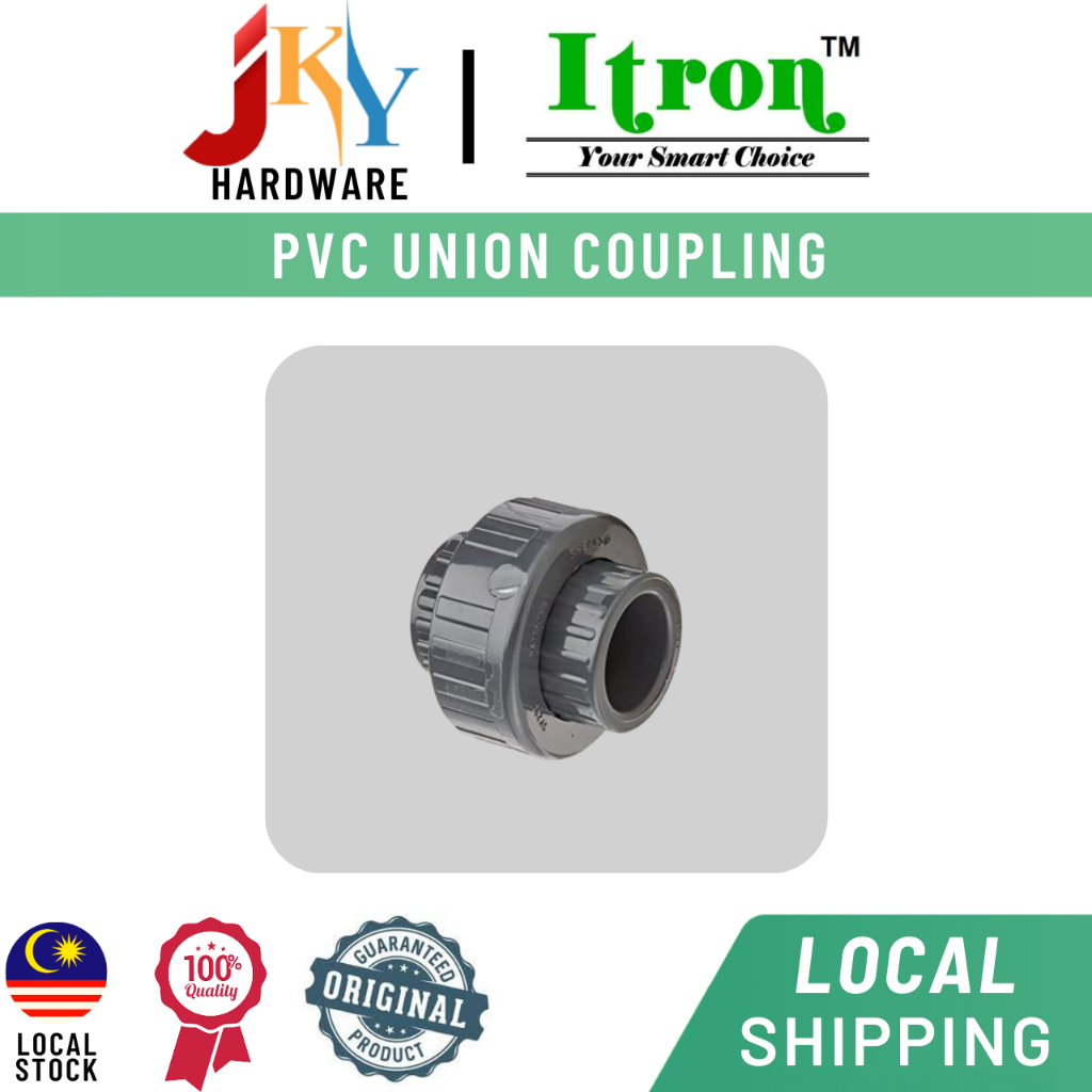 PVC Union Coupling Socket End 15MM 20MM 25MM PVC Pipe Connector PVC ...