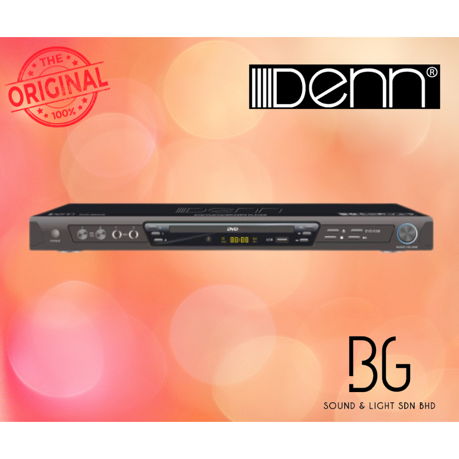 DENN DVD89HUK KARAOKE DVD PLAYER (WITH HDMI OUTPUT / MIC INPUT / KEY