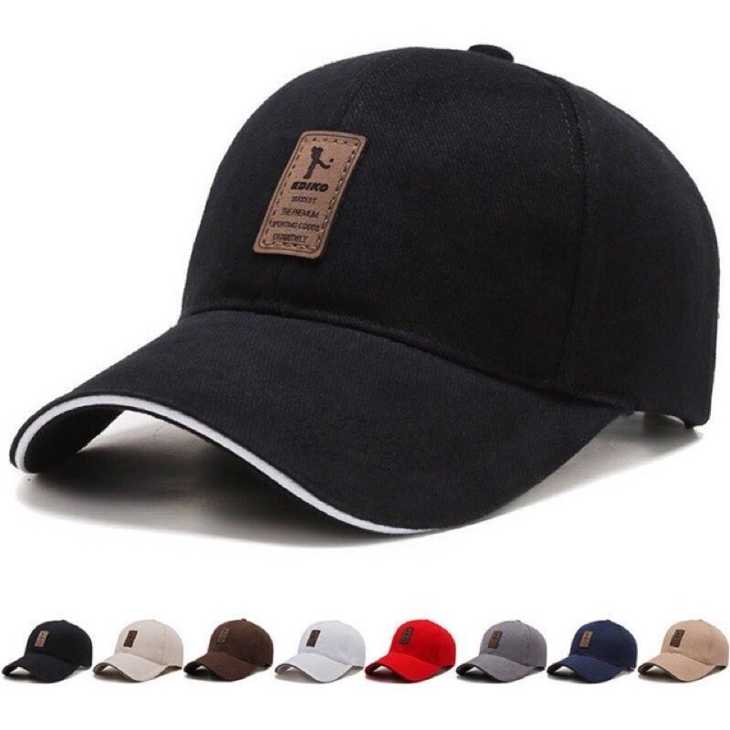 Topi EDIKO Casual Outdoor Simple Design Baseball Cap Outdoor Simple ...