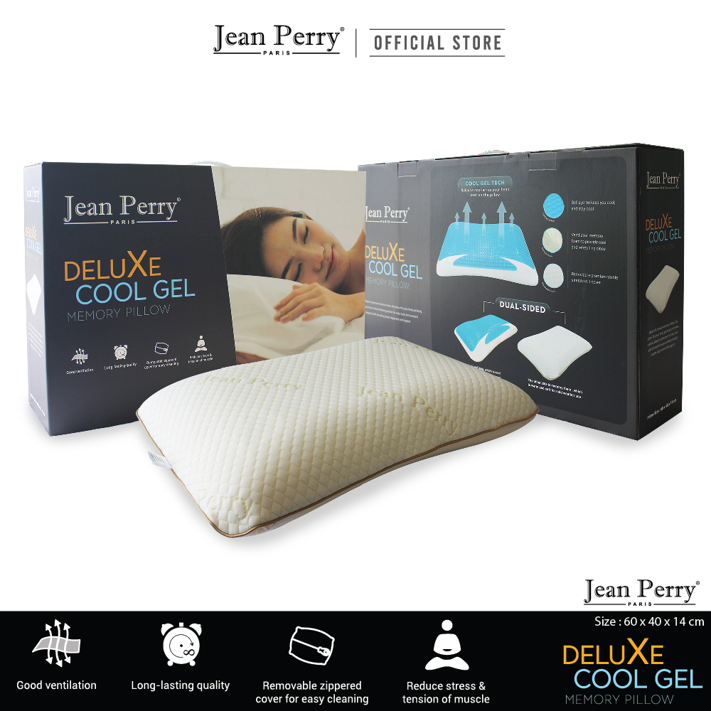 Jean Perry Deluxe Cool Gel Memory Pillow Shopee Singapore