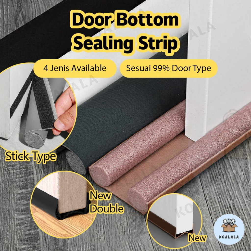 Door Sealing Strip Stopper Soundproof Gap Bottom Seal Sandal Pintu ...