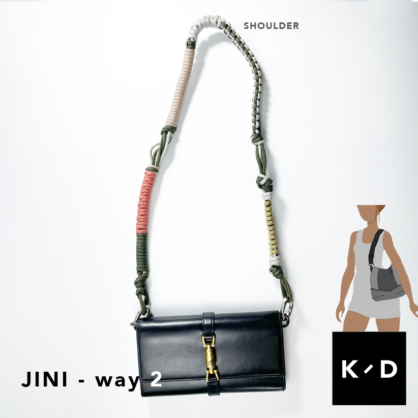 JINI Paracord Customised Bag Strap handphone sacoche wallet bag