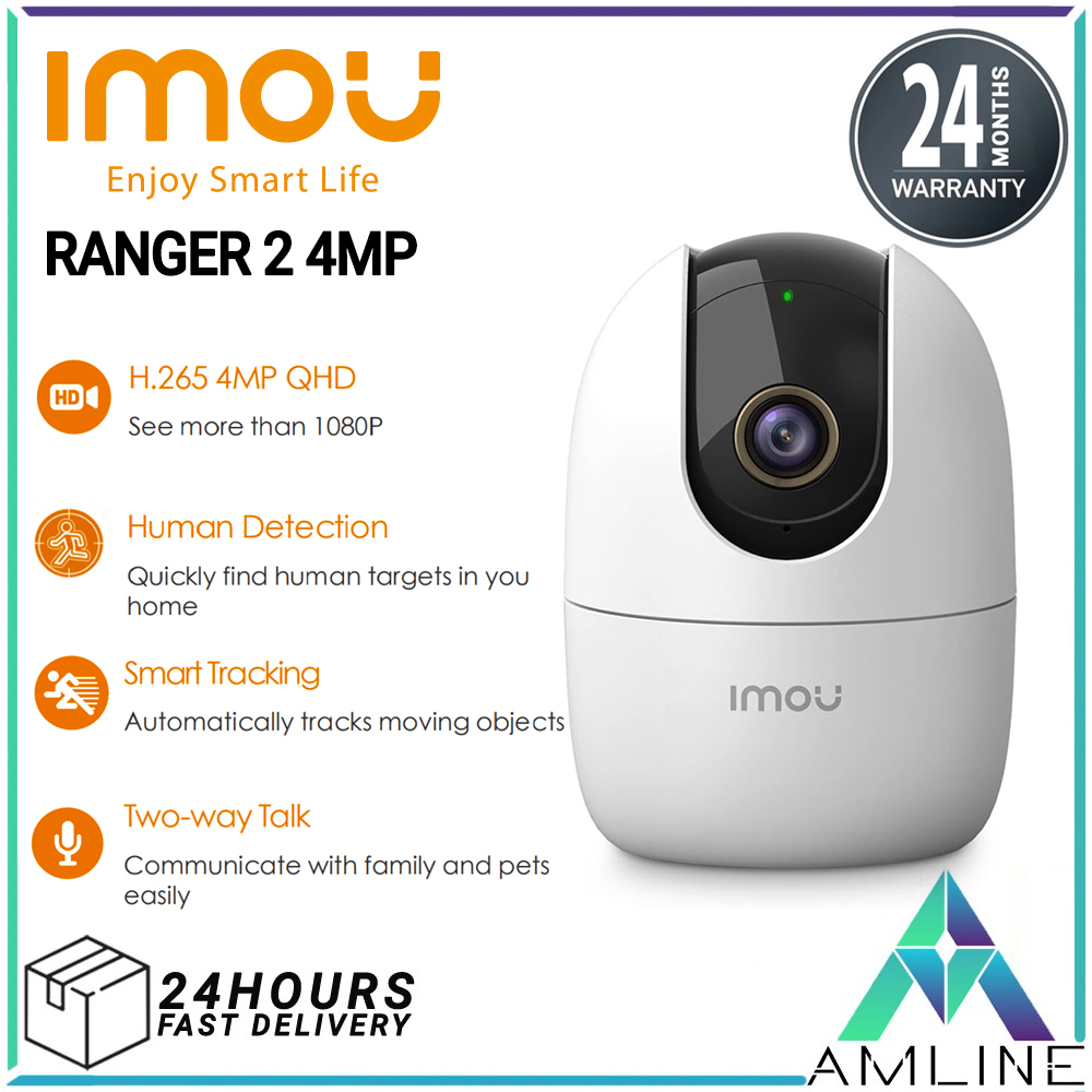 Dahua Imou Ranger 2 4MP 1440p Wireless IP Camera AI Human Detection ...