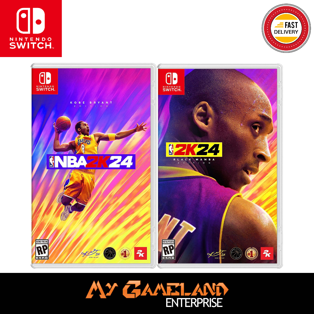 Nintendo Switch Nba 2k24 Nba 2024 Kobe Bryant Black Mamba Edition Brand New Shopee Singapore 0892