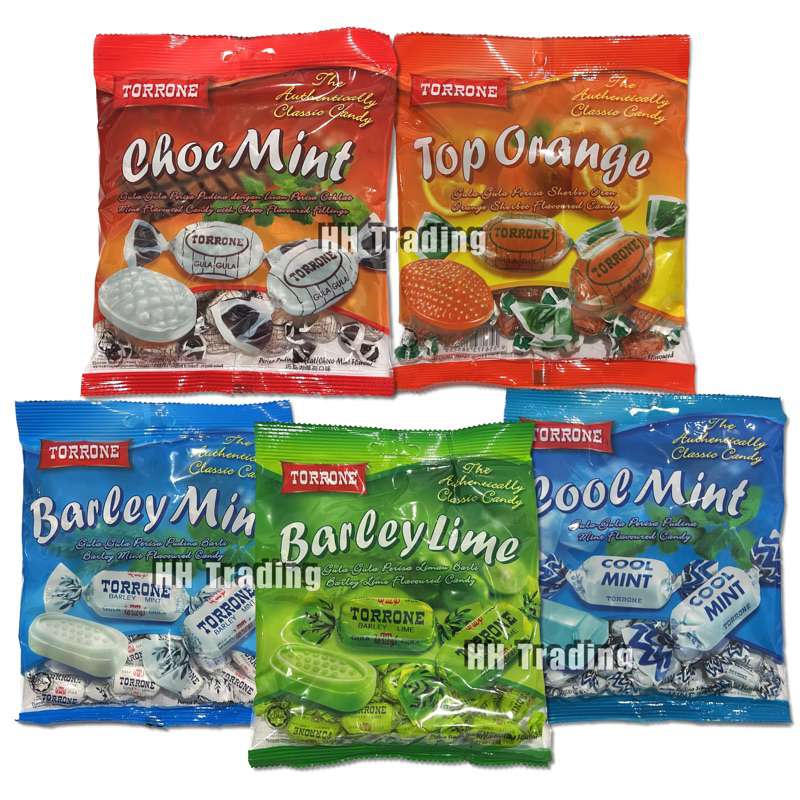 120g TORRONE CLASSIC CANDY [CHOC MINT / TOP ORANGE / BARLEY LIME / COOL ...