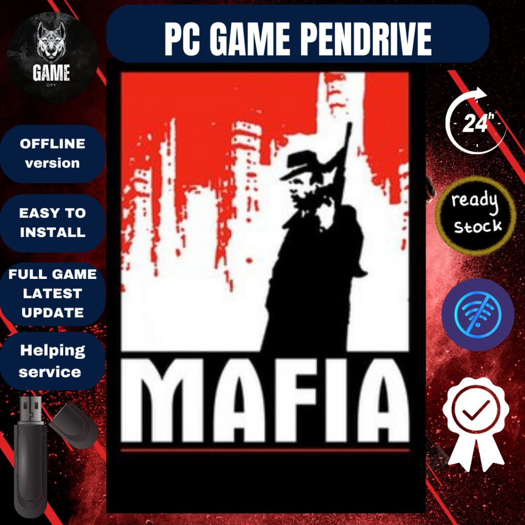 PC Game] Mafia - Offline [ Pendrive 32 GB ] | Shopee Singapore