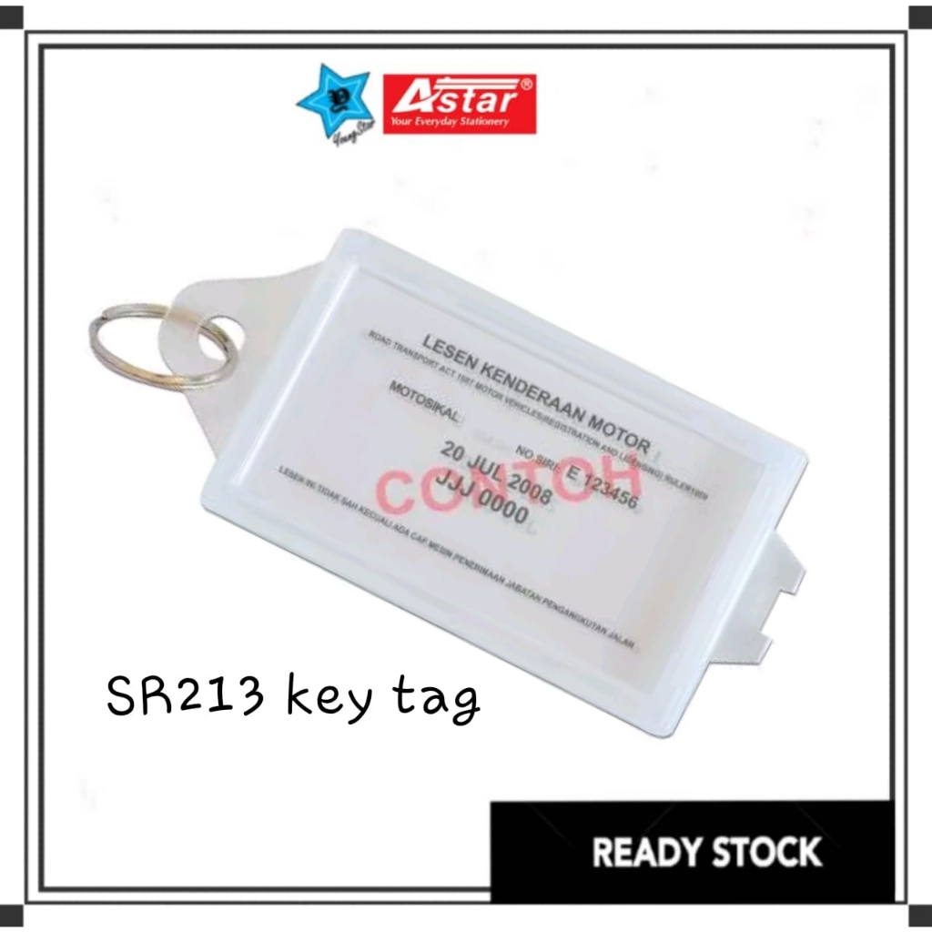 ASTAR Motor Key Tag / Motor License Holder ( SR213 ) | Shopee Singapore