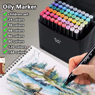sgstock] Ohuhu 72 Colors Alcohol Markers, Brush & Chisel Double Tipped  Sketch Marker For Kids, Artist, Alcohol Brush Ar