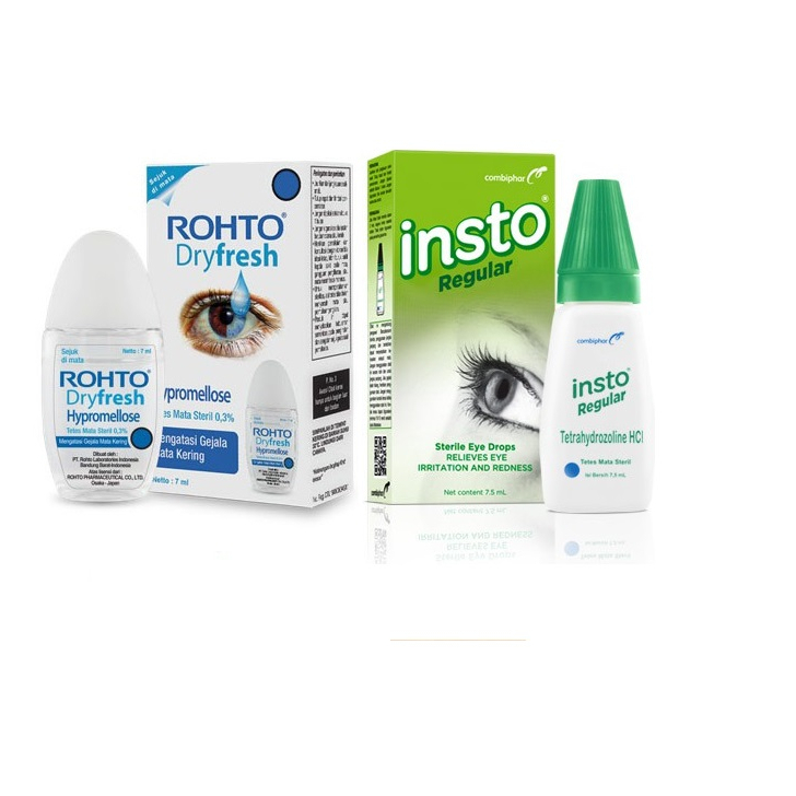 INSTO ROHTO DRY FRESH OBAT TETES MATA 7.5 ML | Shopee Singapore