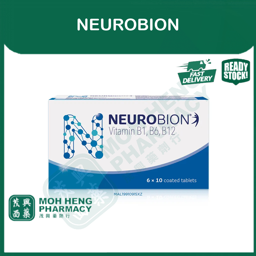 NEUROBION Vitamin B1, B6, B12 (6X10’s) Tablets (Exp 9/2025) | Shopee ...