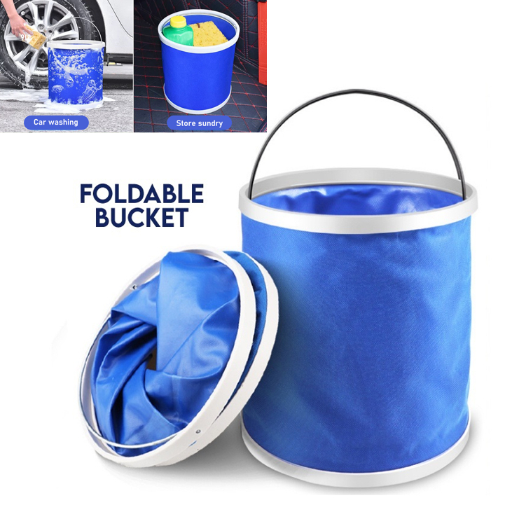 13L Multipurpose Foldable Water Bucket Outdoor Camping Storage Car Wash ...