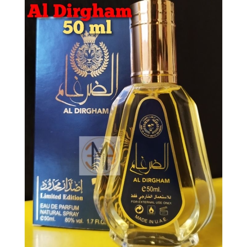 Al Dirgham spray perfume 50 ml by ard al zaafaran from Shopee Singapore