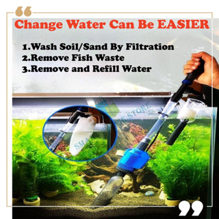 Electric fish tank clearance cleaner