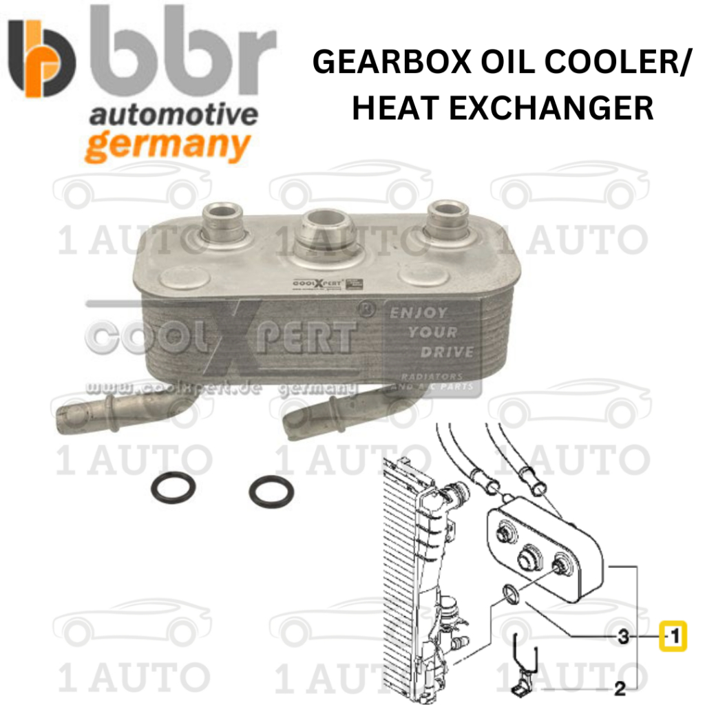 BBR GERMANY GEARBOX HEAT EXCHANGER OIL COOLER BMW E46 X3 E83 Z4 E85 (ZF