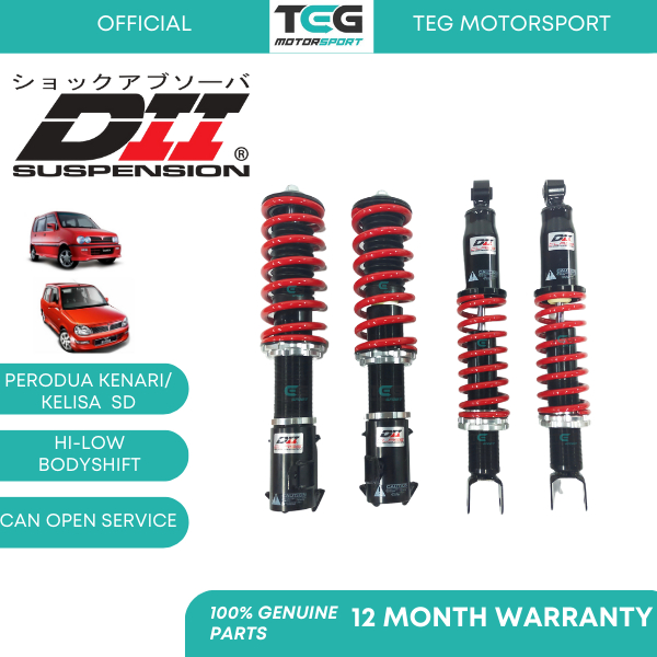 Perodua Kenari/ Kelisa DII (Boleh Service) Adjustable Suspension Hi Low Body Shift Adjustable