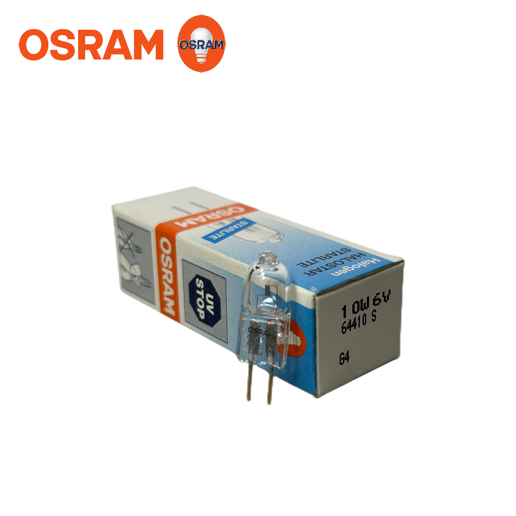 OSRAM 64410S 6V 10W G4 STARLITE LONGLIFE HALOGEN BULB (made in Germany ...
