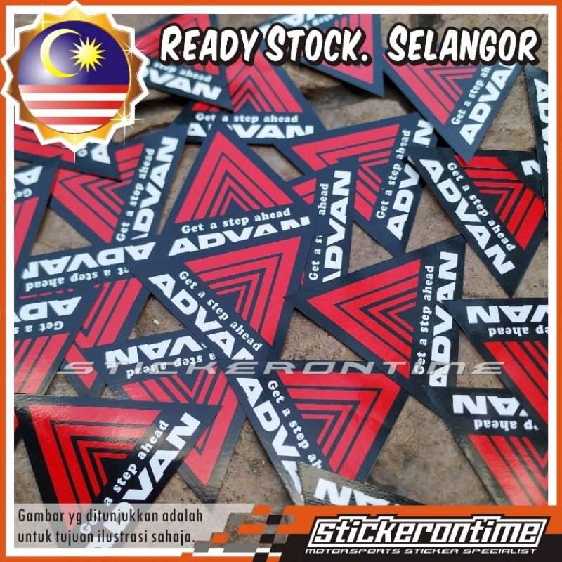 Sticker ADVAN Civic Honda Myvi Mira Axia Evo Perodua Proton ek eg gk ge gd  Vios