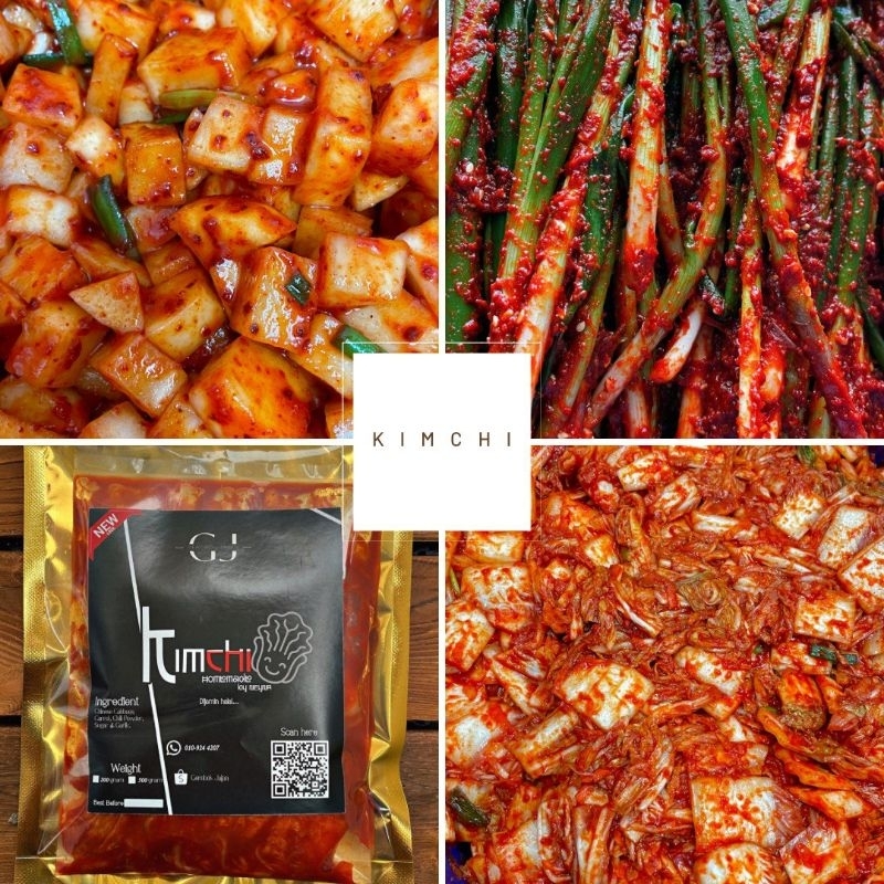 KIMCHI HOMEMADE HALAL PA KIMCHI (KIMCHI DAUN BAWANG) DAN NAPA KIMCHI