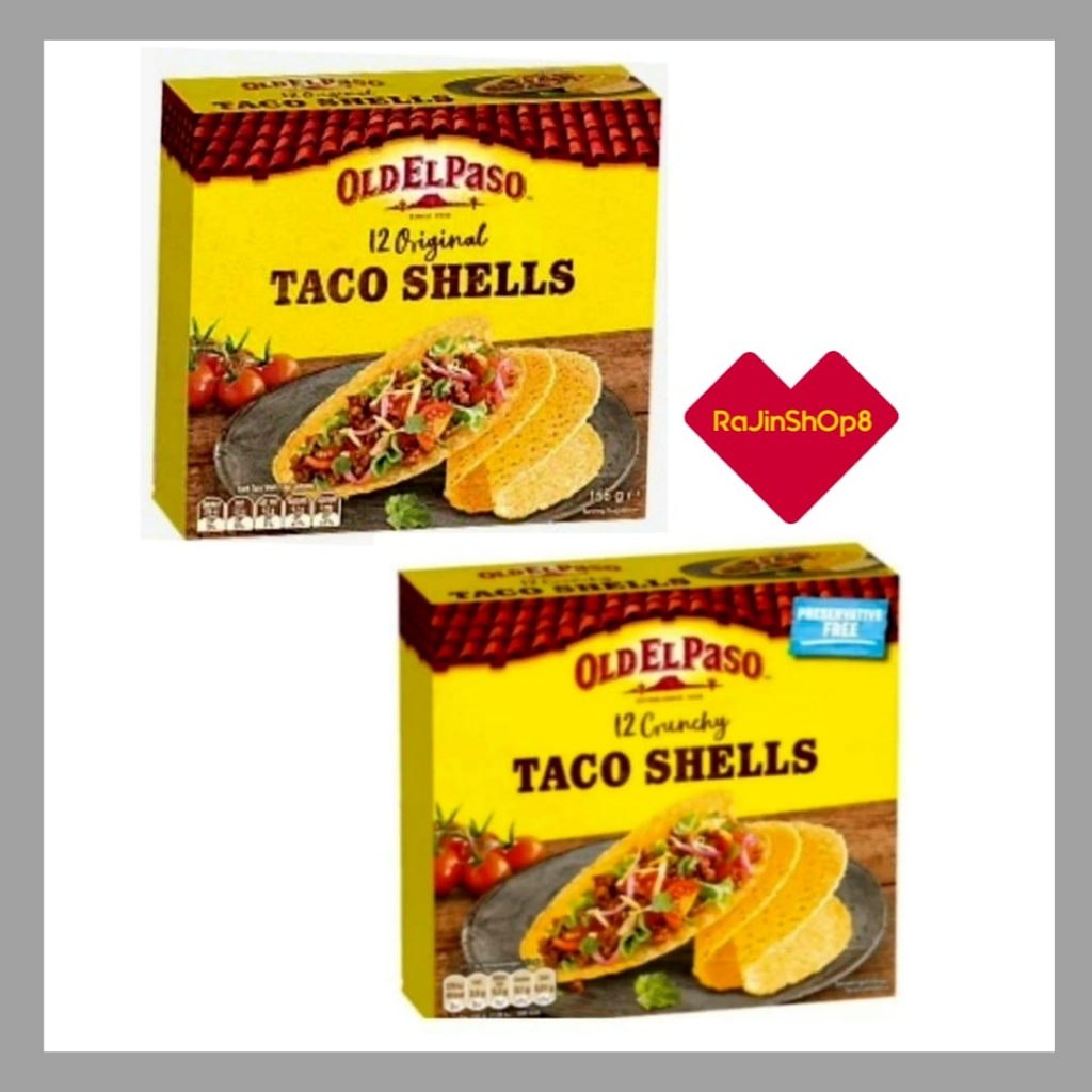 Old El Paso Taco Shells Crunchy Corn Taco Shells 12 Shells Mexican Taco ...