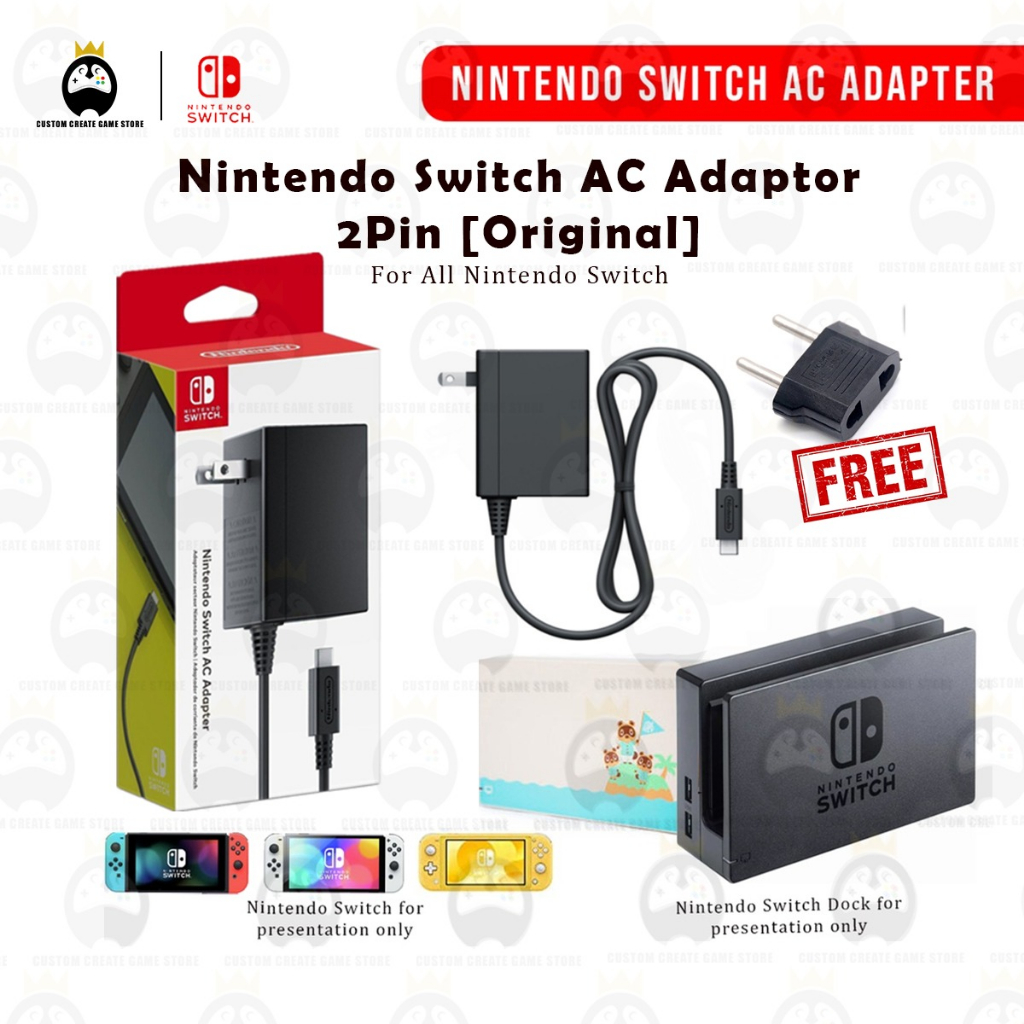 Switch Charger for Nintendo Switch, Switch AC Adapter Power Cord, Charger  Cable 15V/2.6A,5V 1.5A Compatible with Nintendo Switch/Switch OLED/Switch