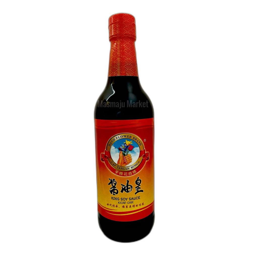 King Soy Sauce Hand Flower Brand ( Kicap Cair )   酱油皇手揸花牌 500ml 