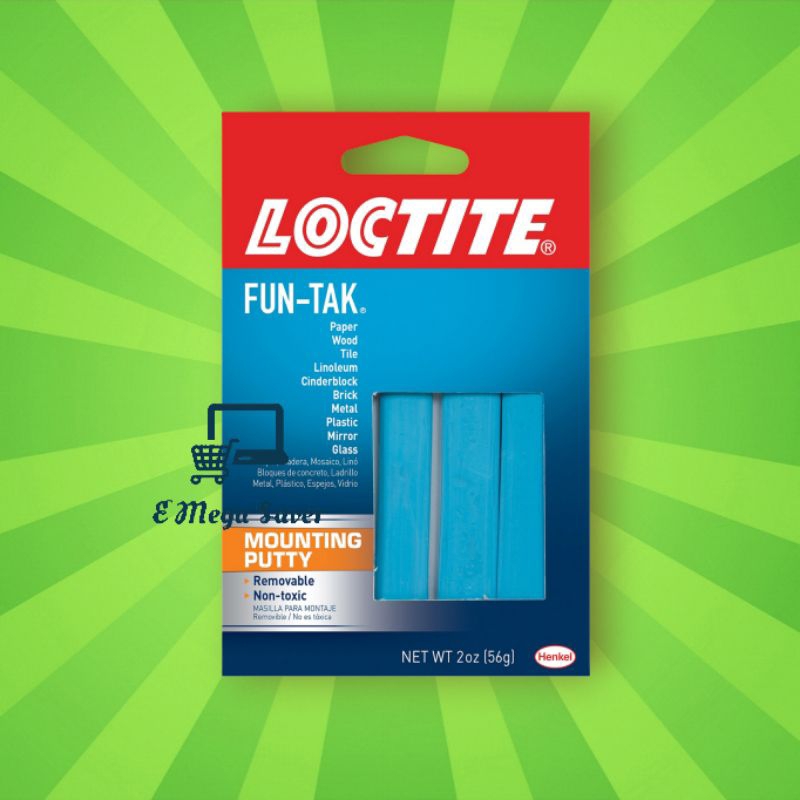 Loctite FunTak Mounting Putty 56g (2oz) Shopee Singapore