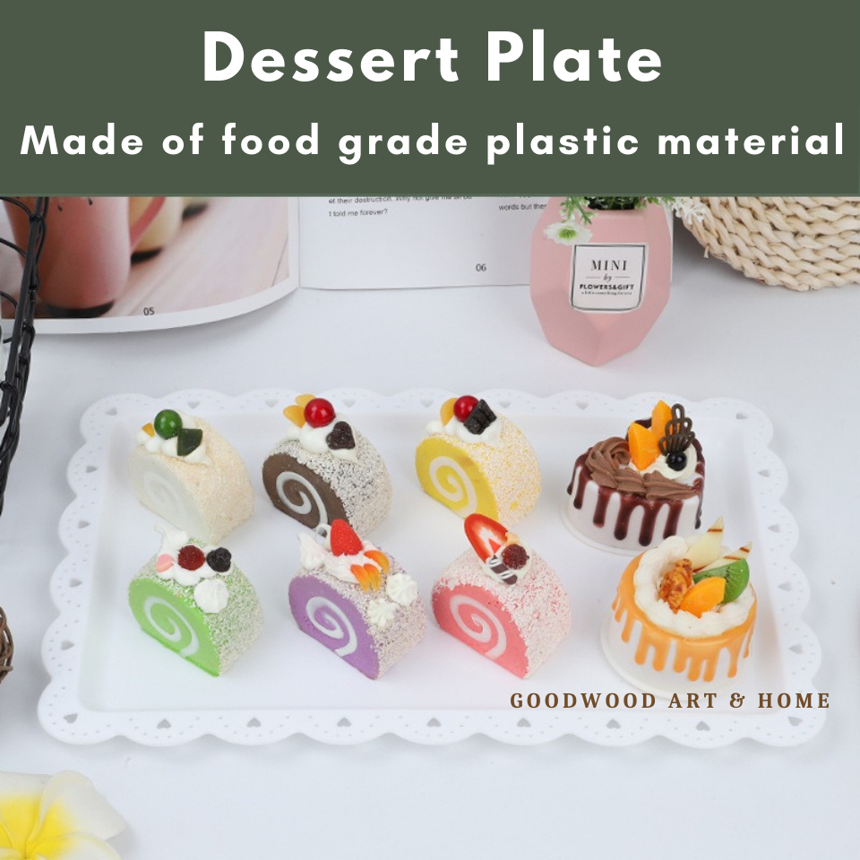 Dessert Plate Cake Stand Serving Tray High Tea Set Party Tray Picnic ...