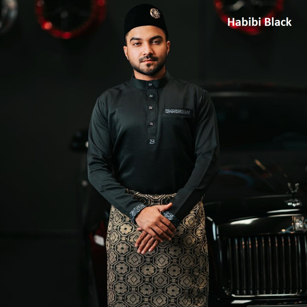 Slim Fit Malay Clothes, 2023 Raya Clothes (Side Of Clothes And Zip