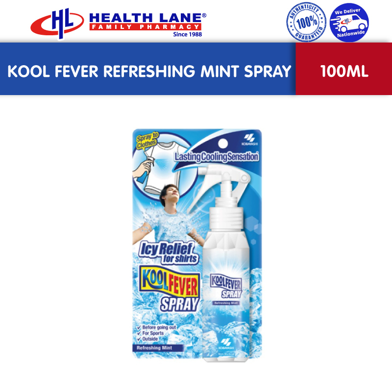 KOOL FEVER REFRESHING MINT SPRAY (100ML) | Shopee Singapore