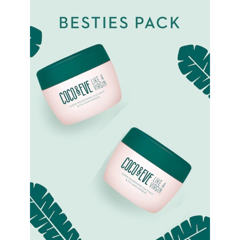 Coco & Eve Like A Virgin Super Nourishing Coconut & Fig Hair Masque (2 Pack) Shopee Singapore