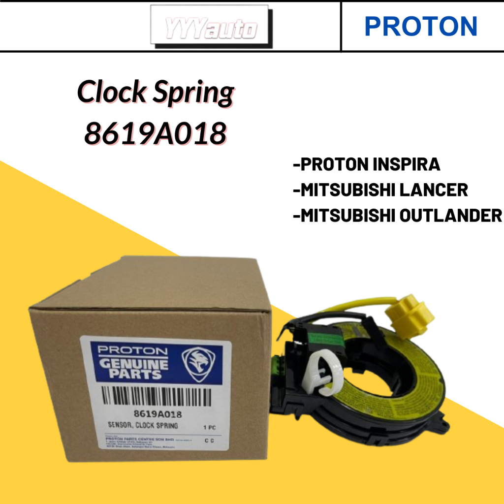 thumbnail interactive-video image 1 of Genuine Mitsubishi Lancer Clock Spring Bag Sensor 8619A018 – 2013-2017, OEM, Direct Replacement 1 of 3