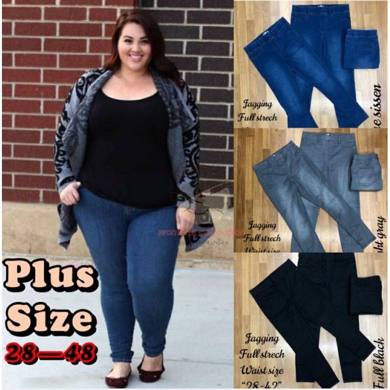 Cheap womens plus size on sale jeans