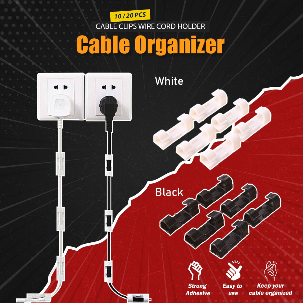 Clip Holder Wire Organizer Fixed Clip Wire Card Cable Organizer Data ...