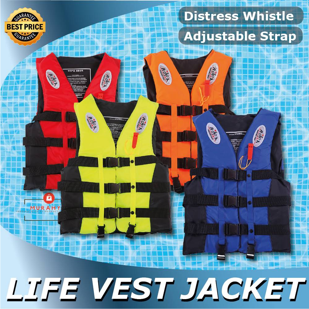 Life Jacket Vest Kids Adults Marine Safety Life Jacket For Outdoor