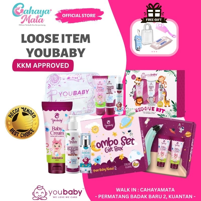YOUBABY Cream Baby Shower Gel Organic Baby Hair Serum Nasal
