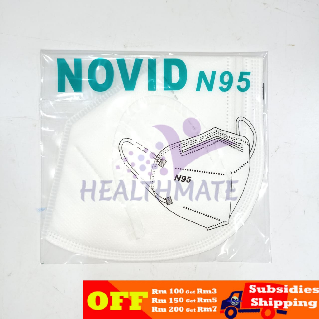 Novid N5P01 5-Ply Disposable Respirator (1PCS) | Shopee Singapore