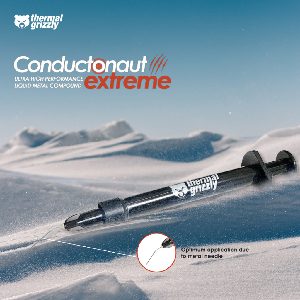 Thermal Grizzly Conductonaut Extreme Liquid Metal Thermal Compound [1g ...