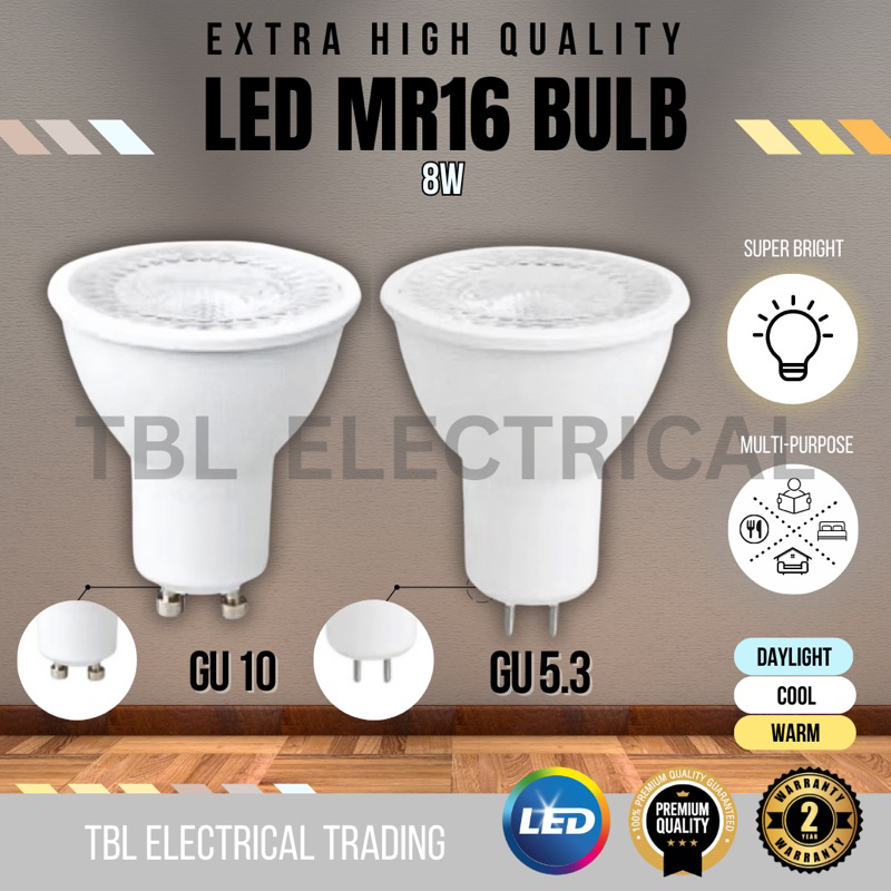 SIRIM LED GU10 GU5.3/MR16 Bulb 5W 7W Spotlight Track Light Eyeball ...